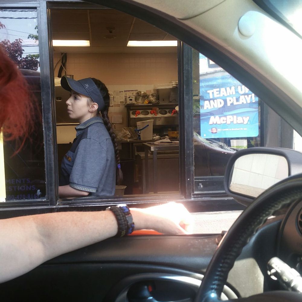 McDonald's - One of their attentive staff expertly handling a technical issue. - Burgers Near Me - Cuba, New York McDonald's - One of their attentive staff expertly handling a technical issue. - Burgers Near Me - Cuba, New York