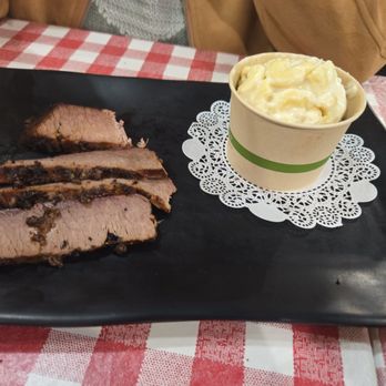 Armadillo Willy's BBQ - Texas Prime Brisket-Small Plate  Armadillo Willy's Real Texas BBQ - Barbeque Near Me - San Mateo, California