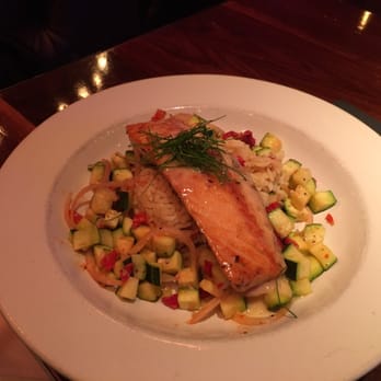 ProAbition - Salmon with wine dressing. Just delicious. - New American Near Me - Riverside, California ProAbition - Salmon with wine dressing. Just delicious. - New American Near Me - Riverside, California