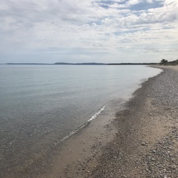 Old Indian Trail - Looking down the shoreline. - Hiking Near Me - Honor, Michigan Old Indian Trail - Looking down the shoreline. - Hiking Near Me - Honor, Michigan