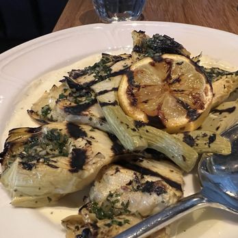 Alta Via Market Square - Grilled baby artichokes - Italian Near Me - Pittsburgh, Pennsylvania Alta Via Market Square - Grilled baby artichokes - Italian Near Me - Pittsburgh, Pennsylvania