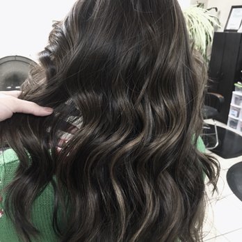 Ombre Balayage With Color Melt And Ash Toner Yelp