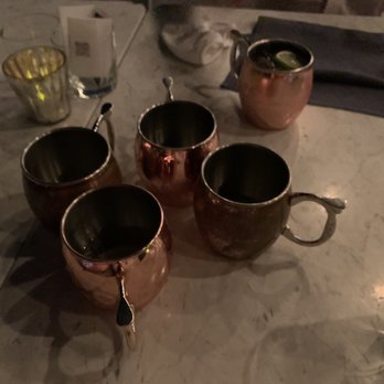 The Henry - Fig & Ginger Mule - empty mugs left at our table for over 30 mins - New American Near Me - Phoenix, Arizona The Henry - Fig & Ginger Mule - empty mugs left at our table for over 30 mins - New American Near Me - Phoenix, Arizona