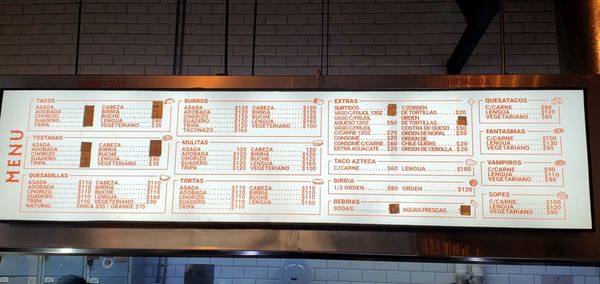 Menu photo 1 Taconazo Madero, BCN Menu photo 1 Taconazo Madero, BCN