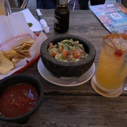 Los Portales Mexican Restaurant - Guac and margaritas