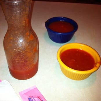 El Rodeo - Salsa on table before I sat down! - Mexican Near Me - Roanoke, Virginia