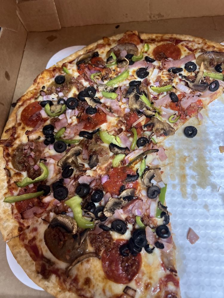 Deliver Me Pizza Logo