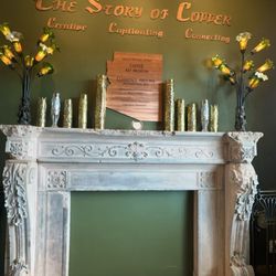 Copper Art Museum - Original fireplace