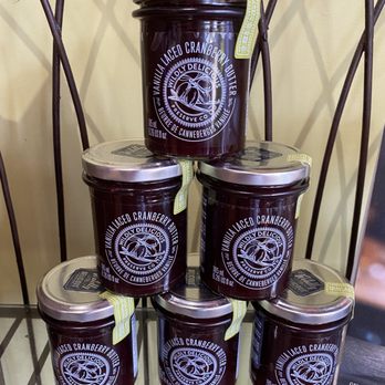 Blue Heron Winery - a stack of jars of jam - Wineries Near Me - Pitt Meadows, British Columbia