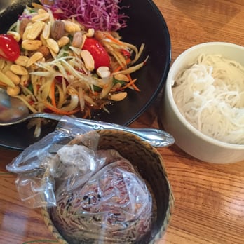 Thip Khao - Tam som side of vermicelli and sticky rice - Laotian Near Me - Washington, DC, District of Columbia Thip Khao - Tam som side of vermicelli and sticky rice - Laotian Near Me - Washington, DC, District of Columbia