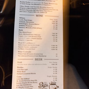 Home Slice Pizza - Back of menu - Pizza Near Me - Houston, Texas