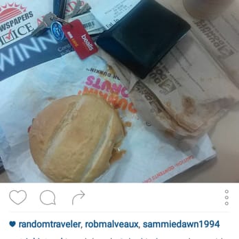 Dunkin' -  the contents of a sandwich on a table - Coffee & Tea Near Me - Bartow, Florida