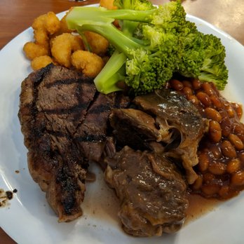Golden Corral Buffet & Grill - Steaks, popcorn shrimp and steamed broccoli. - Buffets Near Me - Algonquin, Illinois