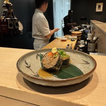 Sushi Mahana - So creative soba roll with salmon - Sushi Bars Near Me - North Vancouver, British Columbia Sushi Mahana - So creative soba roll with salmon - Sushi Bars Near Me - North Vancouver, British Columbia