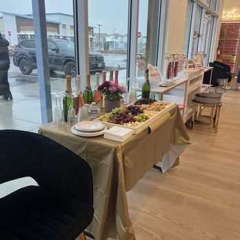 Nail Resort - Check out their spread to welcome you during their soft opening: champagne, cheeses, fruits and pastries! - Nail Salons Near Me - Folsom, California