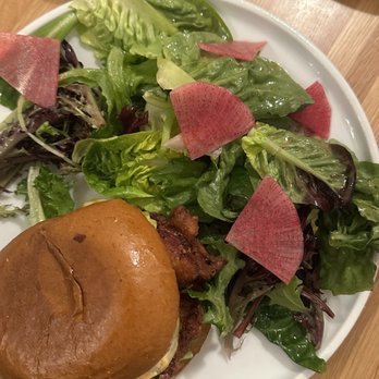 Churchill St. - Food was very good. I had the chicken sandwich. Look how wonderful the salad looks!! - American Near Me - Shoreview, Minnesota