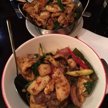 Wild Ginger - Front is Sambal Sambal and the back is Wok-Glazed Ginger - Asian Fusion Near Me - Great Neck, New York