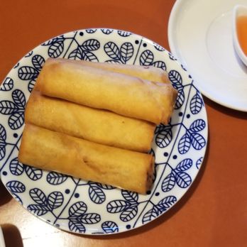 Bangkok House Thai Restaurant - Crispy spring rolls. 4 for $6.95 - Thai Near Me - White Settlement, Texas