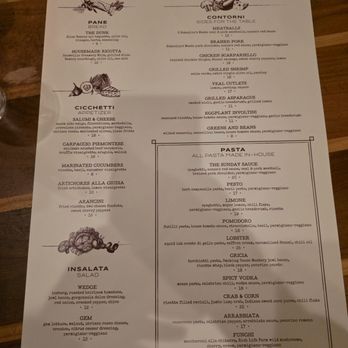 Pepp & Dolores - Menu summer '26 - Italian Near Me - Cincinnati, Ohio