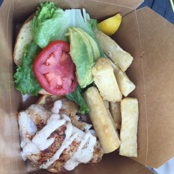 Fisherman's Cafe - My killer fish sandwich - Seafood Near Me - Key West, Florida