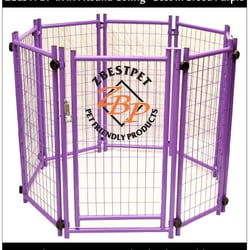 Zbestpet - 4x4x4 Best In Breed Purple Round Configuration - Legal for AKC Events