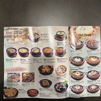 Jin Cook - Menu December 2022 - Korean Near Me - Glendale, California