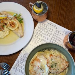 Soul Cafe - Soul for dinner - Chicken Piccata and Walleye Almondine