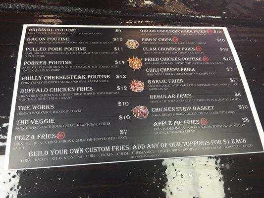 Menu photo 2 The American Poutine Gilbert, AZ