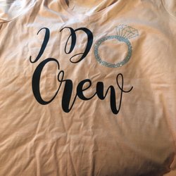 Keys Graphics - Cotton shirt with silk screen done .
