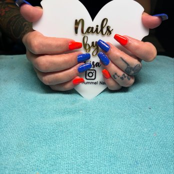 Lisa Hummel Nails - Mixed up Manicure over acrylics - Nail Technicians Near Me - Scottsdale, Arizona Lisa Hummel Nails - Mixed up Manicure over acrylics - Nail Technicians Near Me - Scottsdale, Arizona