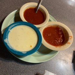 La Alameda Mexican Restaurant - Cheese Dip, Hot sause, Salsa