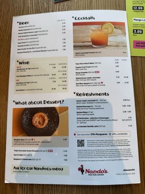Menu photo 8 Nando's Peri-Peri Houston, TX