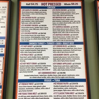 Roly Poly Augusta - Menu #2 - Sandwiches Near Me - Augusta, Georgia