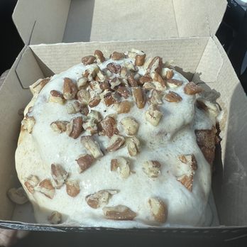 Cinnaholic - Warmed w/ caramel frosting and pecan topping - Bakeries Near Me - Tampa, Florida Cinnaholic - Warmed w/ caramel frosting and pecan topping - Bakeries Near Me - Tampa, Florida