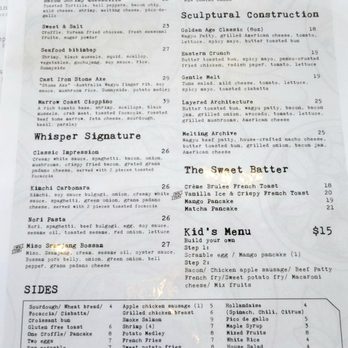 Whisper - Breakfast & Brunch Near Me - San Mateo, California