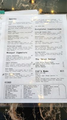 Menu photo 2 Whisper San Mateo, CA
