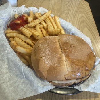 The Northwestern House - Cheese steak with the works.  Could barely see the meat.   Or the works even.  Basic fries. - Sandwiches Near Me - Sheboygan, Wisconsin