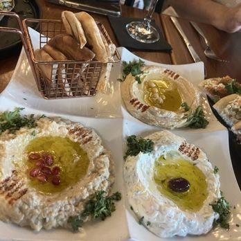 Sufrat Mediterranean Grill - Dip platter - Mediterranean Near Me - Miami, Florida