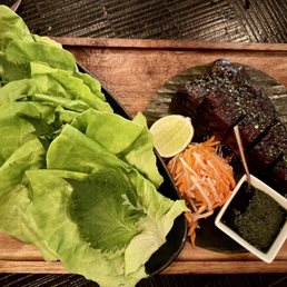 Short rib with herb crepe eat it like a taco Short rib with herb crepe eat it like a taco