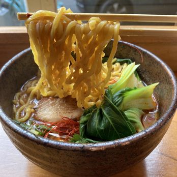 karakatta - Butter miso ($19) mild spicy with bok choy ($2.5) - Ramen Near Me - New York, New York karakatta - Butter miso ($19) mild spicy with bok choy ($2.5) - Ramen Near Me - New York, New York