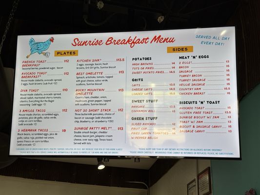 Menu photo 7 Sunrise Memphis Memphis, TN