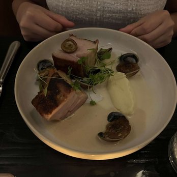 Forsythia - Crispy pork - Modern European Near Me - Philadelphia, Pennsylvania Forsythia - Crispy pork - Modern European Near Me - Philadelphia, Pennsylvania