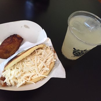 Arepa Olé - My Arepa with plantain on the side. - Caribbean Near Me - Madrid, M