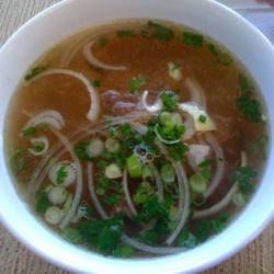 Little Saigon Cafe - pho #10 rare beef steak (small for $6)