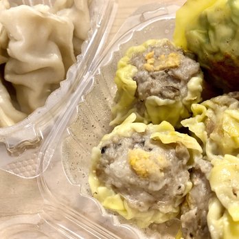 Mee Sum Pastry - Pictured are the steamed potstickers, shu mai, and a chicken and shrimp chive cake. I ate the free treat before a photo could be offered. - Seafood Near Me - Seattle, Washington Mee Sum Pastry - Pictured are the steamed potstickers, shu mai, and a chicken and shrimp chive cake. I ate the free treat before a photo could be offered. - Seafood Near Me - Seattle, Washington