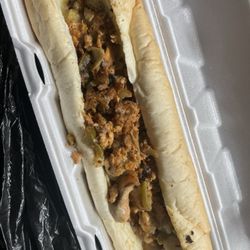 The Philly Cheesesteak Cafe - Salmon cheesesteak
