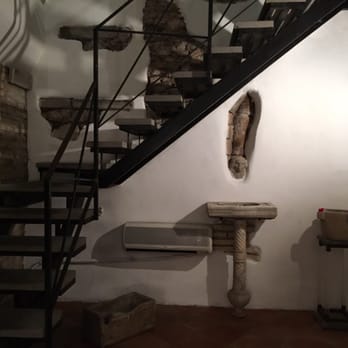 Osteria Romana - Stairs leading towards the cellar - Seafood Near Me - Rome, RM
