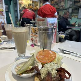 Bacon blue cheese burger Bacon blue cheese burger