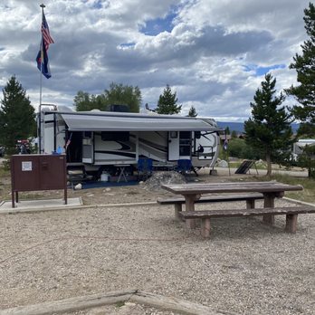 Green Ridge Campground - Our trailer on a nice day. - Campgrounds Near Me - Granby, Colorado Green Ridge Campground - Our trailer on a nice day. - Campgrounds Near Me - Granby, Colorado