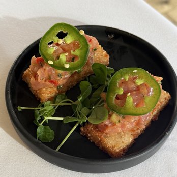 Fleming’s Prime Steakhouse & Wine Bar - Spicy tuna crispy rice - Steakhouses Near Me - Pasadena, California Fleming’s Prime Steakhouse & Wine Bar - Spicy tuna crispy rice - Steakhouses Near Me - Pasadena, California